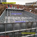 4x3x3m galvanized steel cube domestic drinking water tank for sale